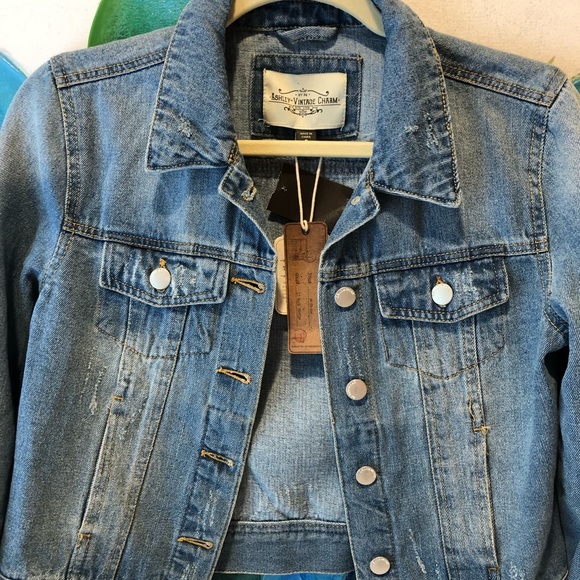 Ashley vintage charm denim jacket Clearance